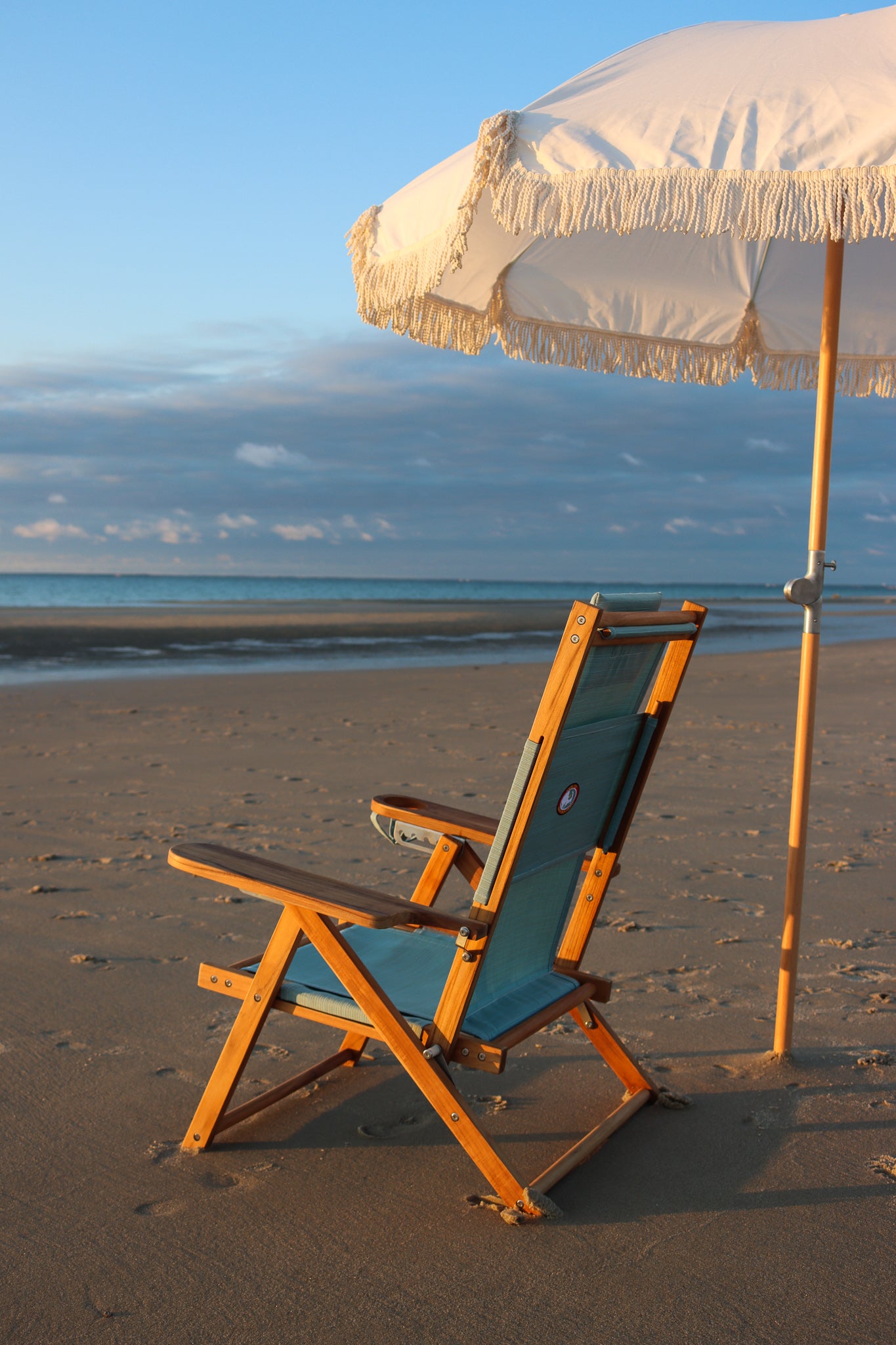 Nauset Recliner- Sunbrella Sea Foam