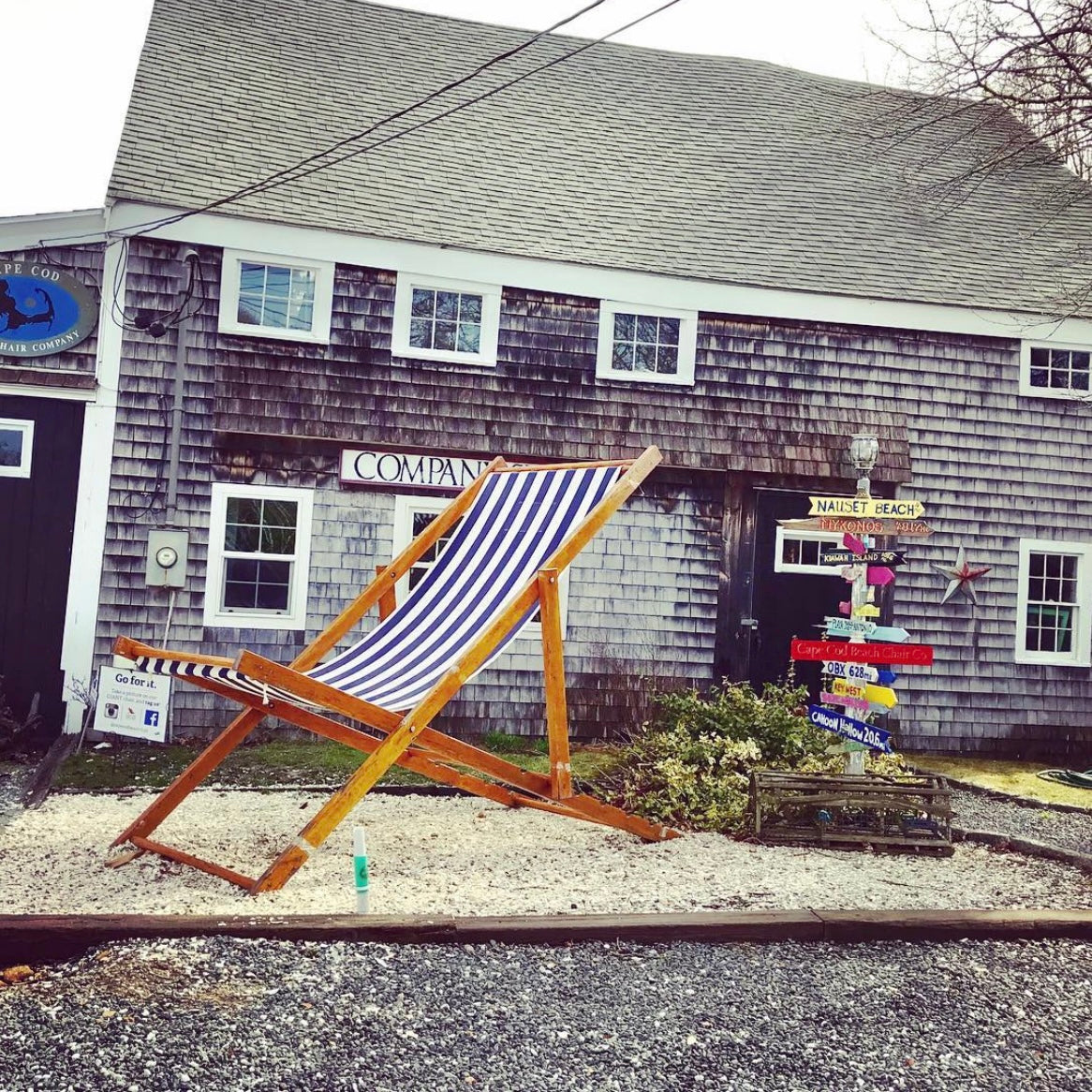 Come visit Cape Cod Beach Chair's retail location, located on the Chatham/Harwich town line