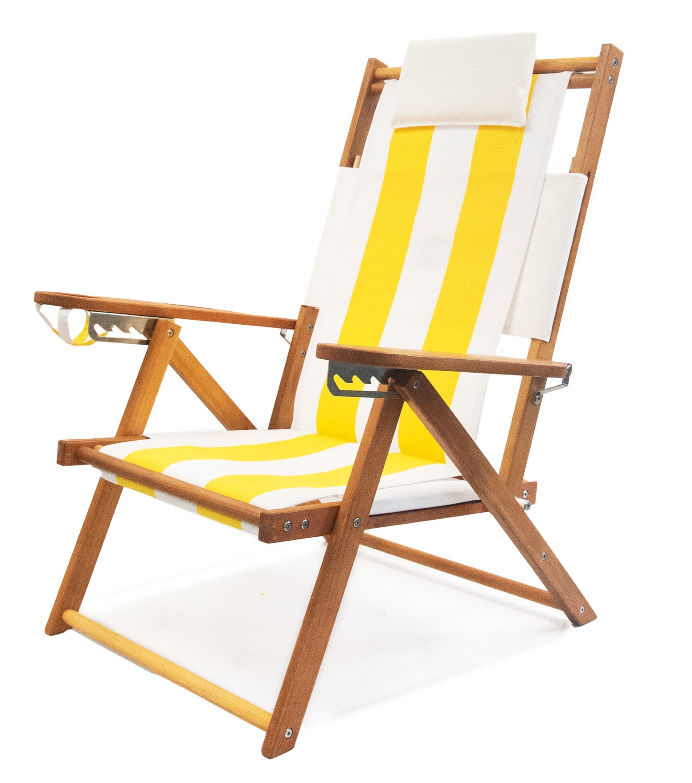 Nauset Recliner- Yellow Stripe