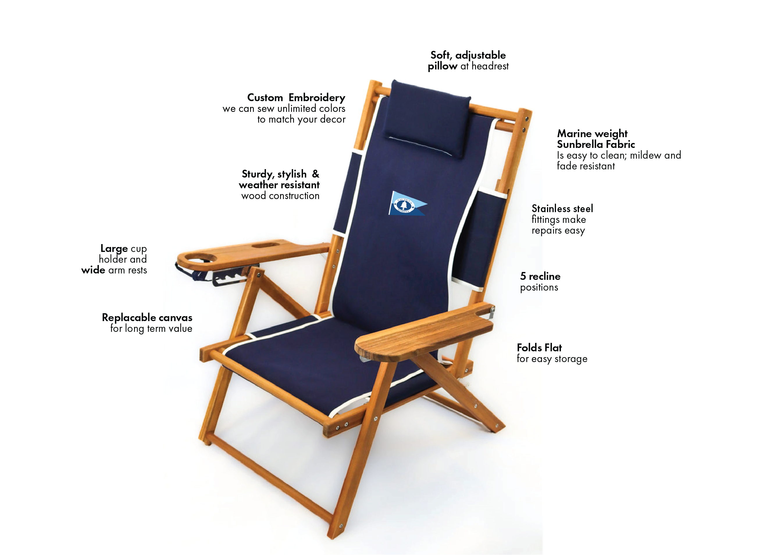 features of a cape cod beach chair