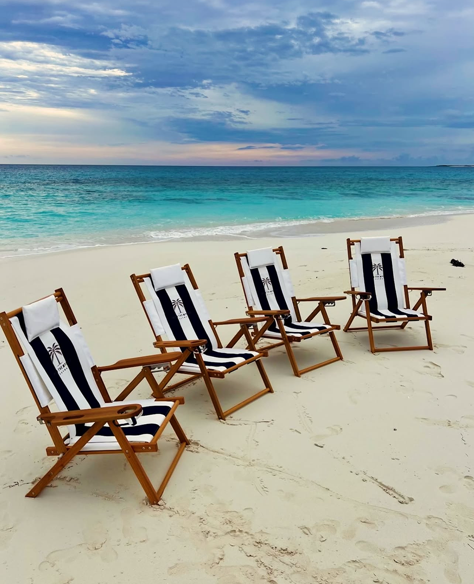 a bunch of cape cod beach chairs at bahama resort