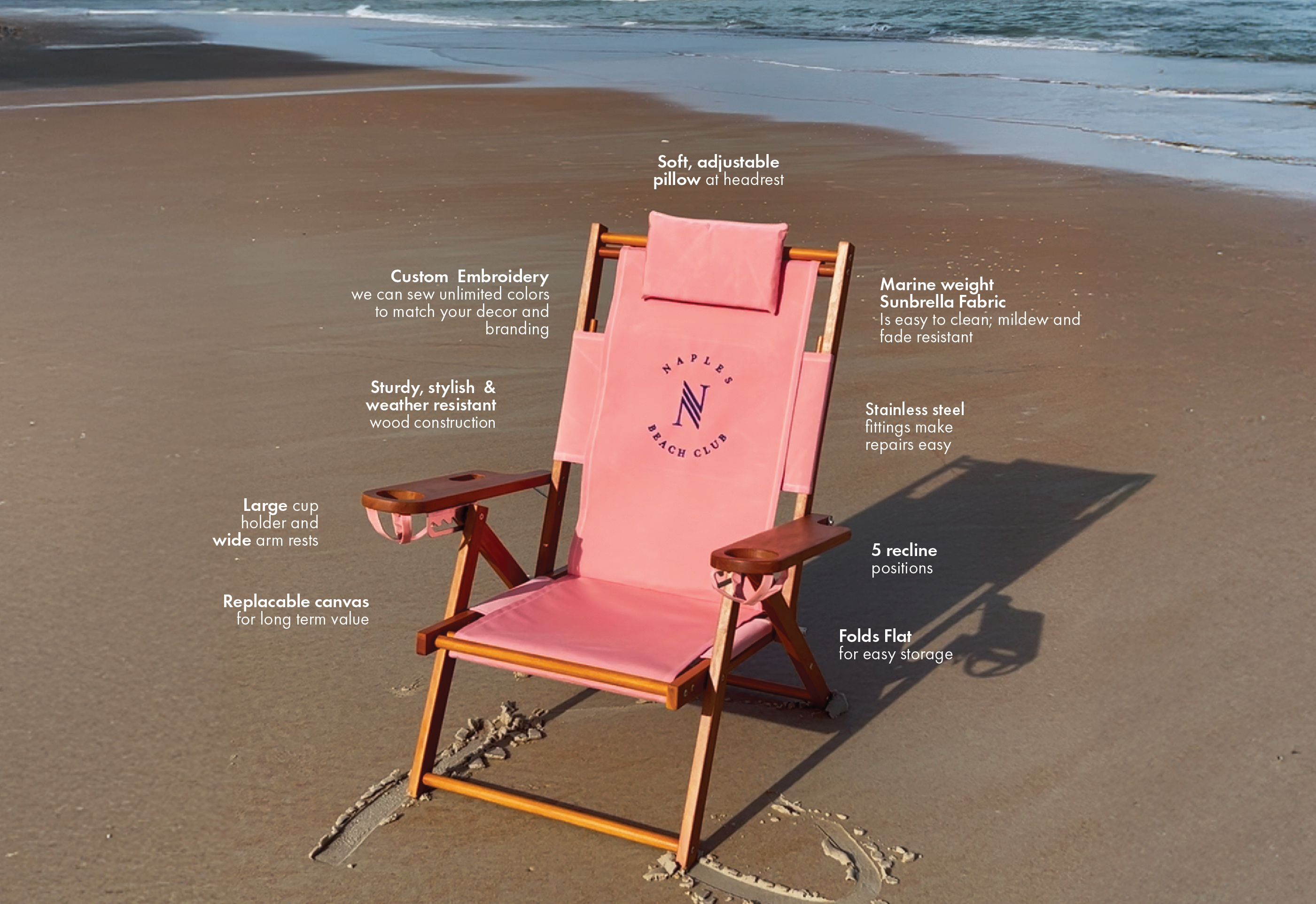 features of a cape cod beach chair